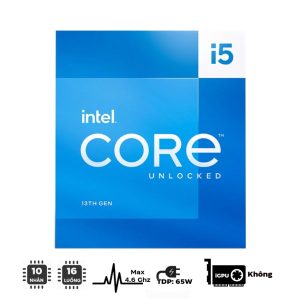 INTEL Core i5 13400F 18MB, 3.4GHz up to 4.4GHz, 6 Nhân 12 Luồng (Socket 1700 Gen 12)